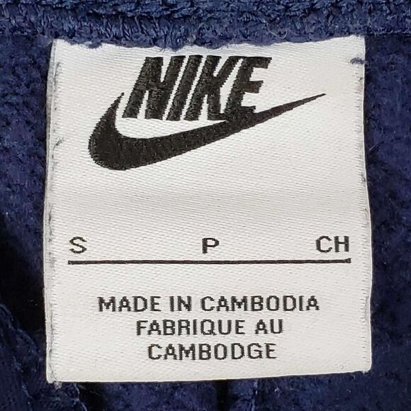 Nike Club Fleece Joggers Sweatpants Navy Blue Men's Size Small S Stretch - Picture 7 of 10